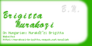 brigitta murakozi business card